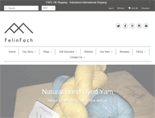 Tablet Screenshot of felinfach.com